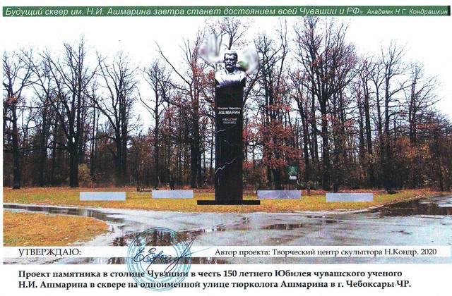 В Чебоксарах планируют установить памятник Николаю Ашмарину. Власти объявили опрос