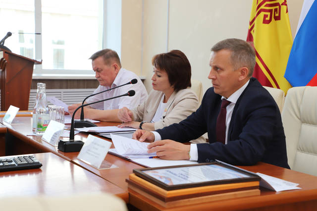 Петр Краснов принял участие в заседании Собрания депутатов Комсомольского округа Чувашии 